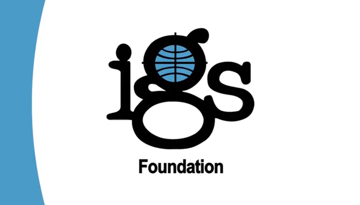IGS Foundation logo from International Geosynthetics Society launch video